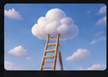 Surreale Wolkenlandschaft